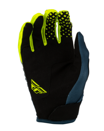 Мотокрос ръкавици FLY RACING Kinetic Fade - Navy/Hi-Vis/White — снимка 2