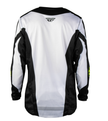 Мотокрос блуза FLY RACING Kinetic Fade - White/Black/Hi-Vis — снимка 2