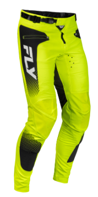 Детски вело брич FLY RACING Youth Rayce Sonar - Hi-Vis/Black/White — снимка 2