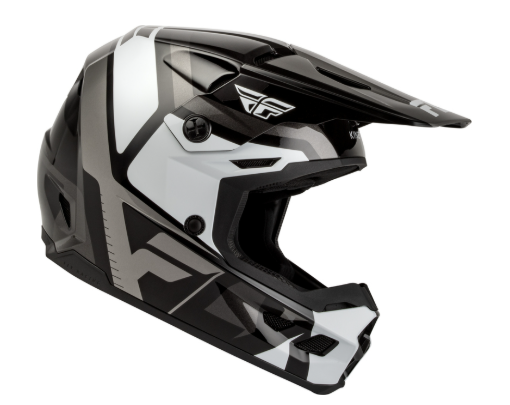 Детска мотокрос каска FLY RACING Kinetic Scrap Black/White/Grey — снимка 3