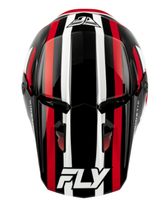 Мотокрос каска FLY RACING Kinetic Sync - Black/Red/White — снимка 2