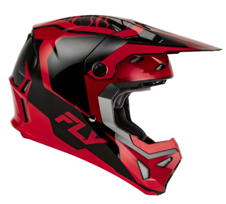 Мотокрос каска FLY RACING Formula CP Charge -Black/Red — снимка 3