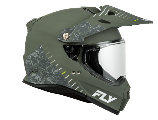Ендуро каска FLY RACING Trekker - Matte Sage/Grey — снимка 3