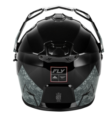 Ендуро каска FLY RACING Trekker - Black/Grey — снимка 2