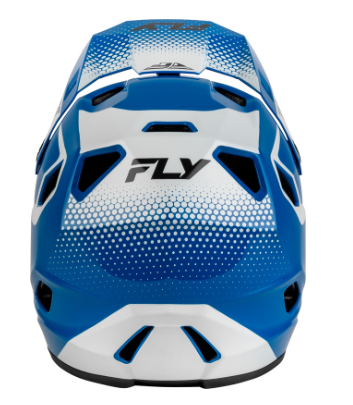 Вело каска FLY RACING Rayce Sonar Bicycle - Blue/White/Black — снимка 2