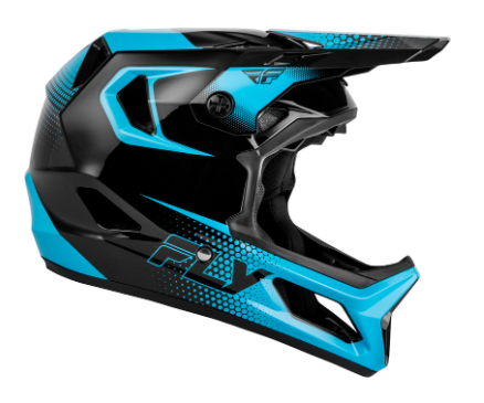 Вело каска FLY RACING Rayce Sonar Bicycle - Black/Electric Blue — снимка 3