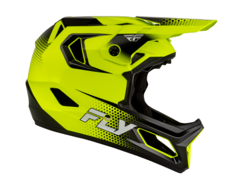 Детска вело каска FLY RACING Rayce Sonar - Hi-Vis/Black/White — снимка 3