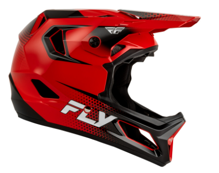 Детска вело каска FLY RACING Rayce Sonar - Red/Black/White — снимка 3