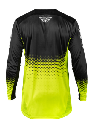 Мотокрос блуза FLY RACING Rayce Sonar Hi-Vis/Black/White — снимка 2