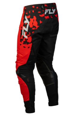 Мотокрос брич FLY RACING Lite Flake - Red/Grey/Black — снимка 2