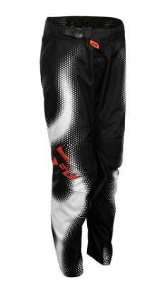 Детски мотокрос брич FLY RACING Kinetic Torch - Black/White/Orange — снимка 3