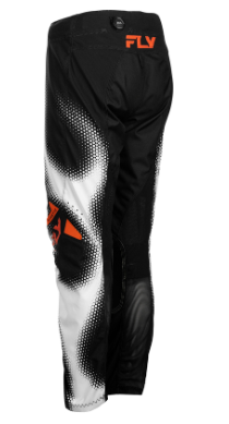Детски мотокрос брич FLY RACING Kinetic Torch - Black/White/Orange — снимка 2
