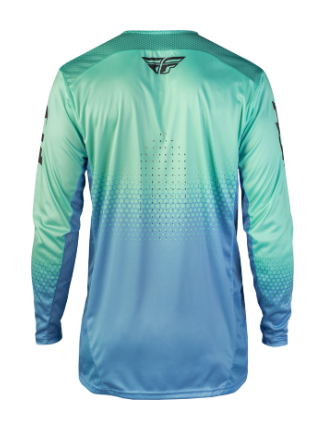 Детска мотокрос блуза FLY RACING Rayce Sonar - Teal/Aqua — снимка 2