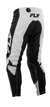 Мотокрос брич FLY RACING Kinetic Mesh White / Black — снимка 2