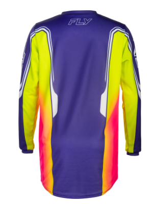 Детска мотокрос блуза FLY RACING F-16 Raze Purple/Red/Yellow — снимка 2