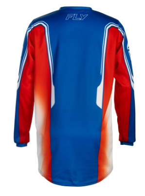 Детска мотокрос блуза FLY RACING F-16 Raze Red/White/Blue — снимка 2