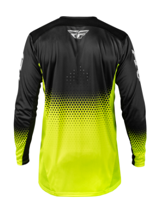Детска мотокрос блуза FLY RACING Rayce Sonar - Hi-Vis/Black/White — снимка 2