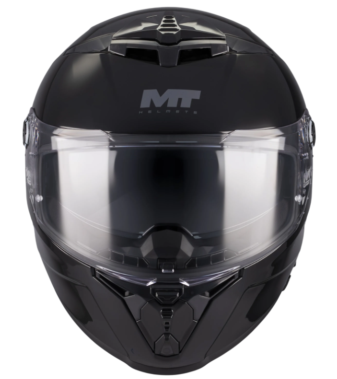 Каска MT THUNDER 4 R SV PURE A1 BLACK GLOSS — снимка 3