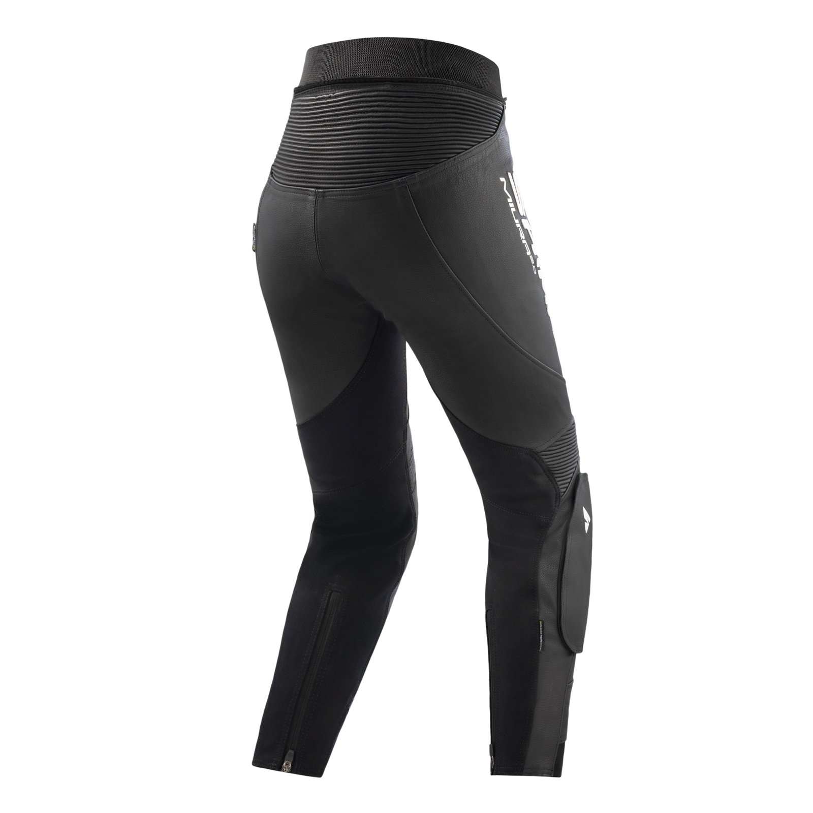 Дамски кожен панталон SHIMA MIURA 2.0 BLACK/WHITE — снимка 2
