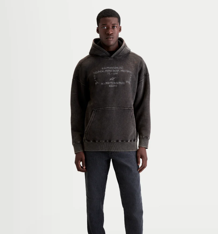 Мото суичър ALPINESTARS Infinite Washed Oversized Hoodie — снимка 3