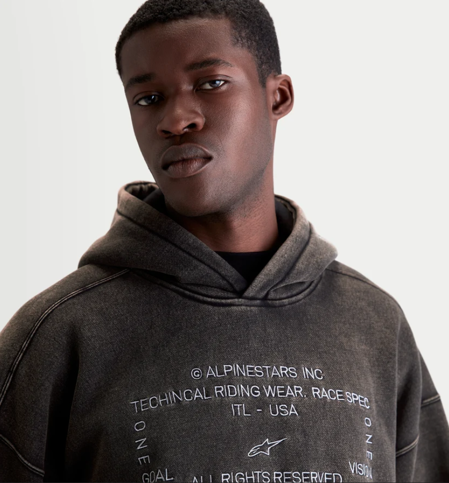 Мото суичър ALPINESTARS Infinite Washed Oversized Hoodie — снимка 2
