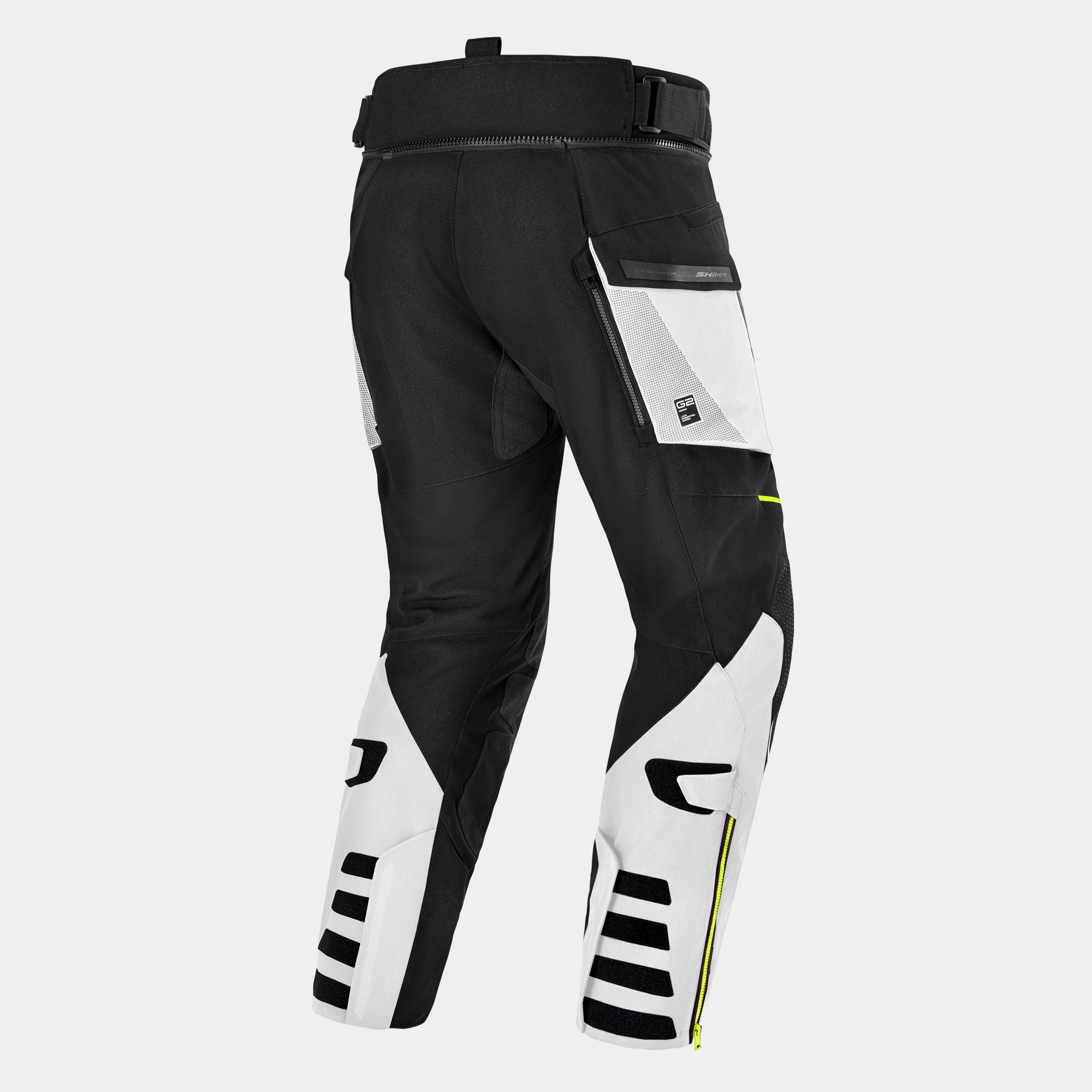 Текстилен мото панталон SHIMA HERO 3.0 GREY/FLUO — снимка 2