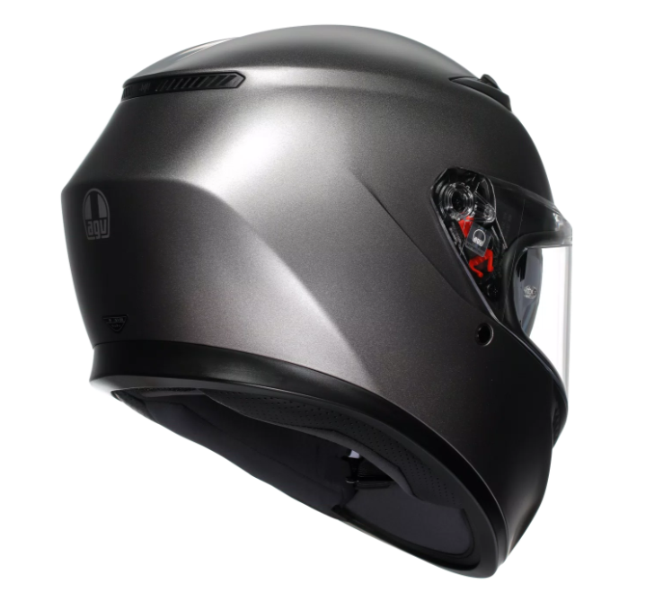 Каска AGV K3 E2206 MONO MATT LUNA GREY — снимка 3