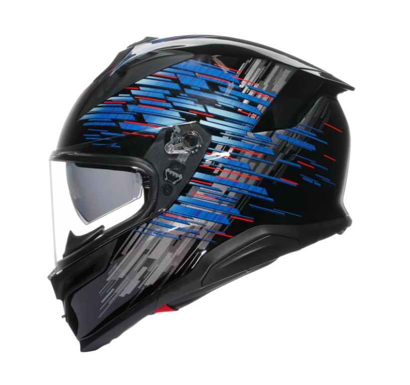 Каска AGV K7 MPLK GENISYS MATT BLACK/BLUE/GREY — снимка 3