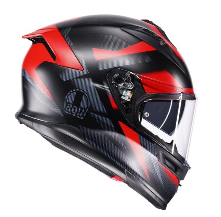 Каска AGV K7 MPLK GLIMPSE MATT BLACK/RED — снимка 5