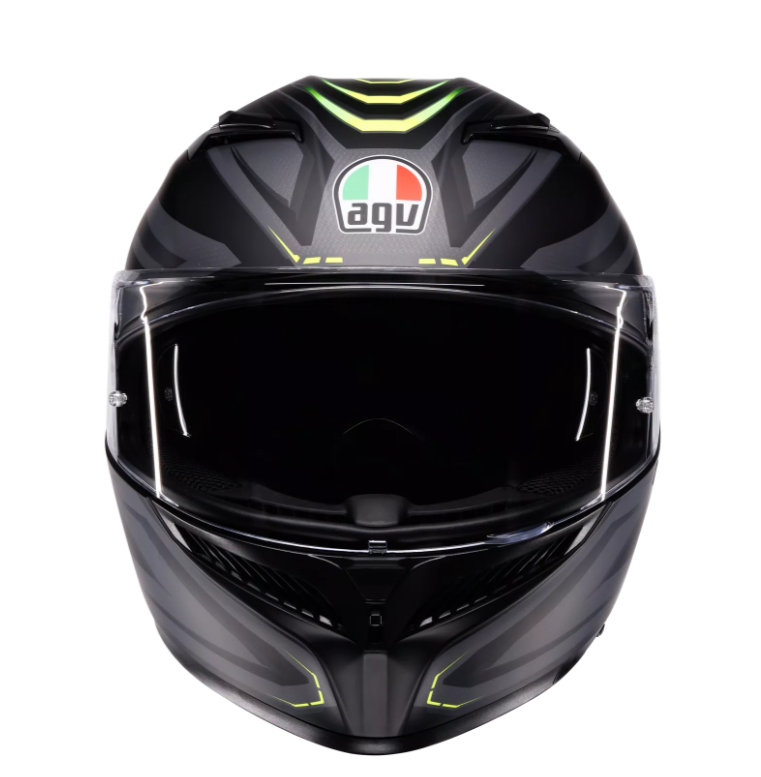 Каска AGV K3 SYTH MATT BLACK/YELLOW FLUO — снимка 6