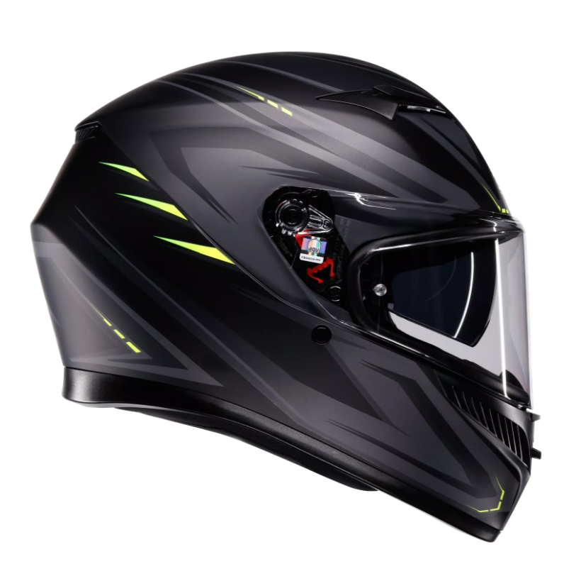 Каска AGV K3 SYTH MATT BLACK/YELLOW FLUO — снимка 5