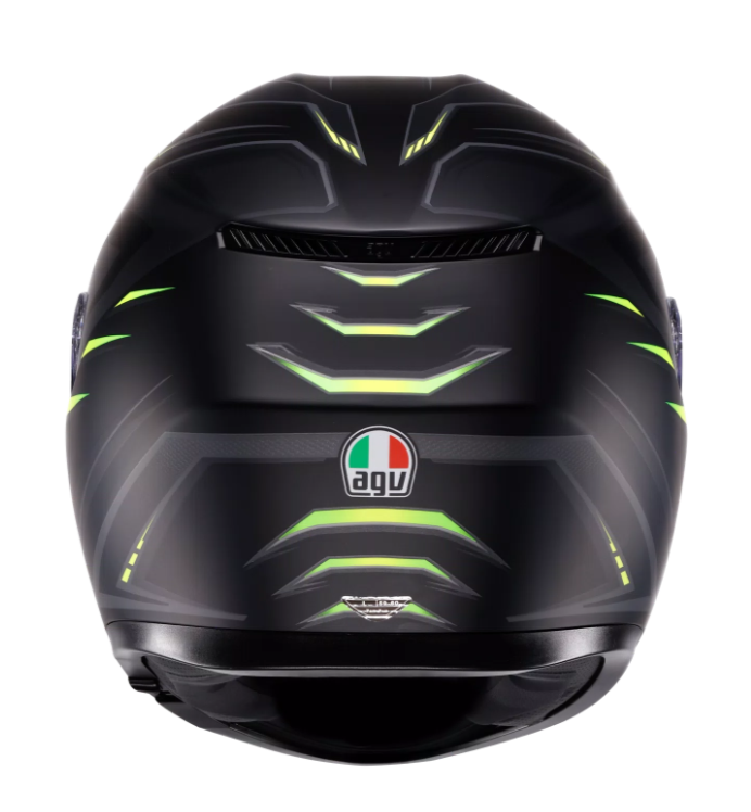 Каска AGV K3 SYTH MATT BLACK/YELLOW FLUO — снимка 3