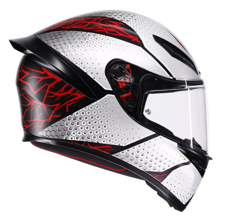 Каска за мотор AGV K1 S SPEEDARMOR MATT BLACK/GREY/RED — снимка 4