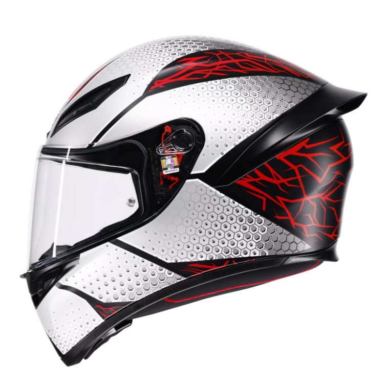 Каска за мотор AGV K1 S SPEEDARMOR MATT BLACK/GREY/RED — снимка 3