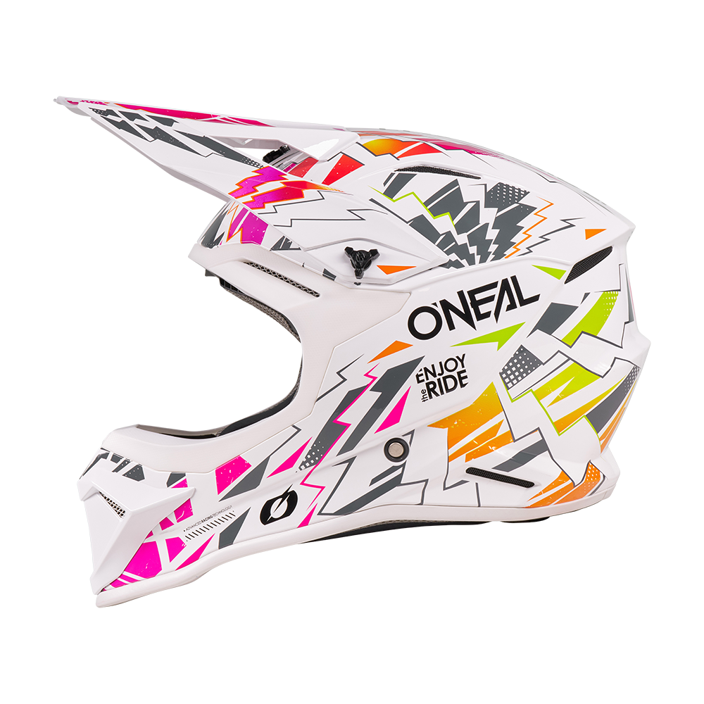 Детска каска O'NEAL 1SERIES STIXX WHITE/MULTI V.27 — снимка 3