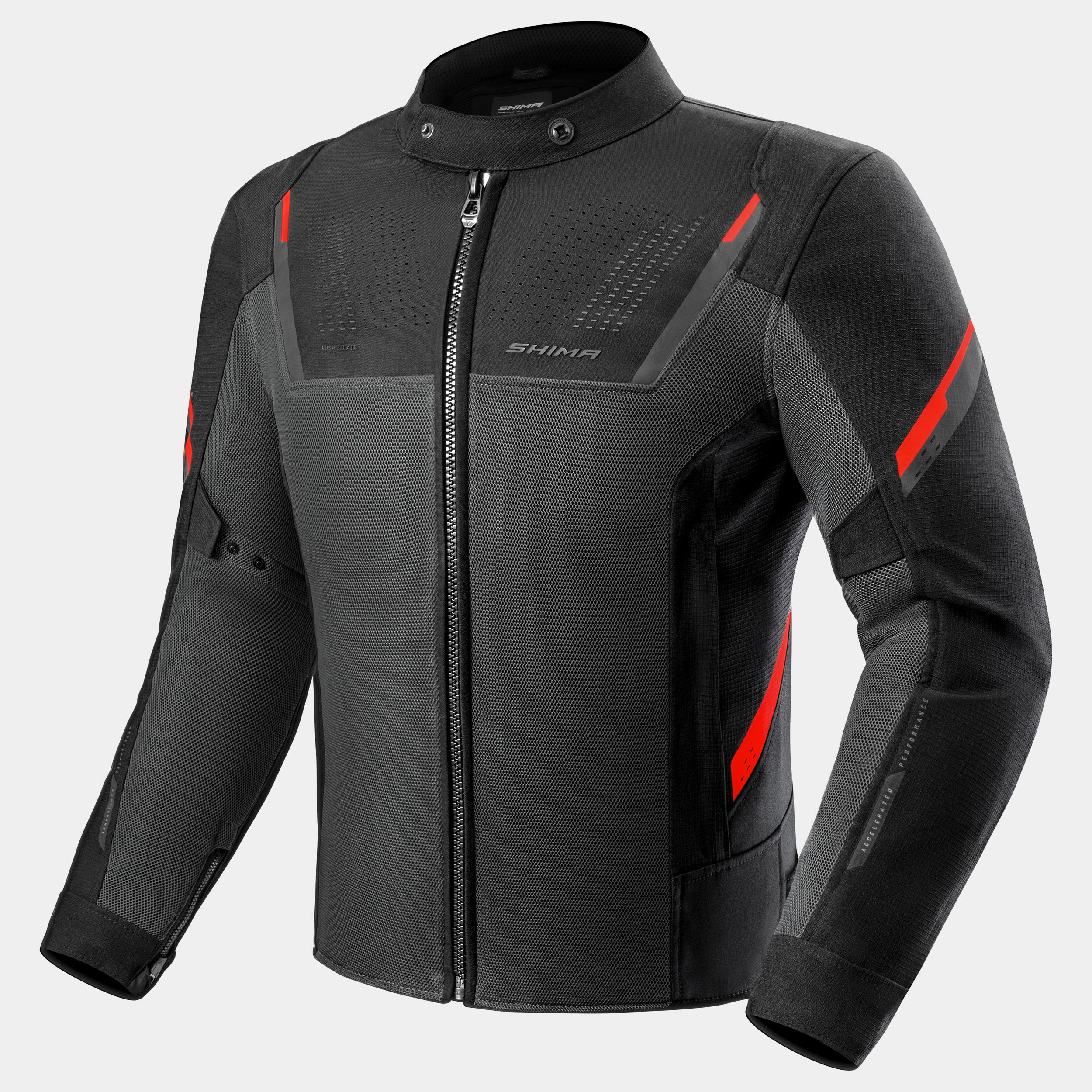 Мото яке SHIMA RUSH 3.0 AIR GREY/RED