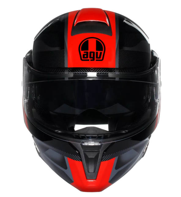 Модуларна каска AGV STREETMODULAR LEDRO BLACK/RED — снимка 5