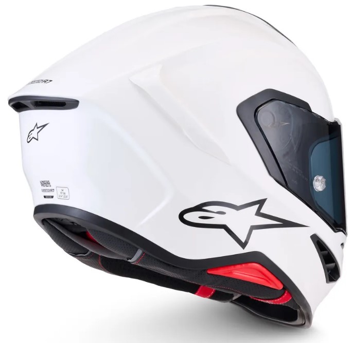 Каска ALPINESTARS S-R7 WHITE GLOSSY — снимка 4