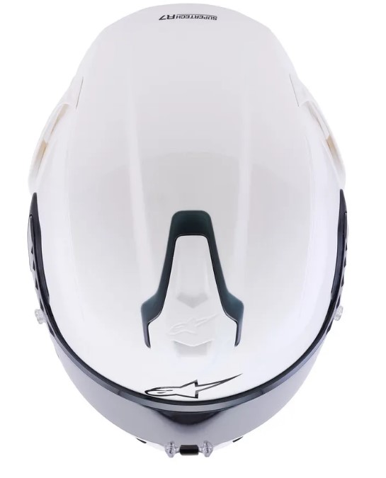 Каска ALPINESTARS S-R7 WHITE GLOSSY — снимка 2