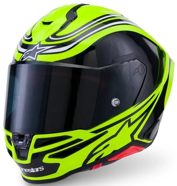 Каска ALPINESTARS S-R7 ZEAL YW FLUO/BK/WH
