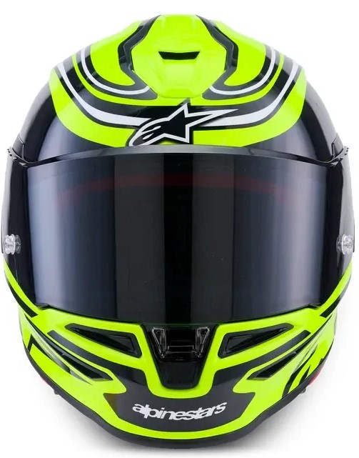 Каска ALPINESTARS S-R7 ZEAL YW FLUO/BK/WH — снимка 3