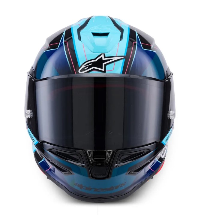 Каска ALPINESTARS S-R7 KINETIS BK/BL/PK FLUO — снимка 3
