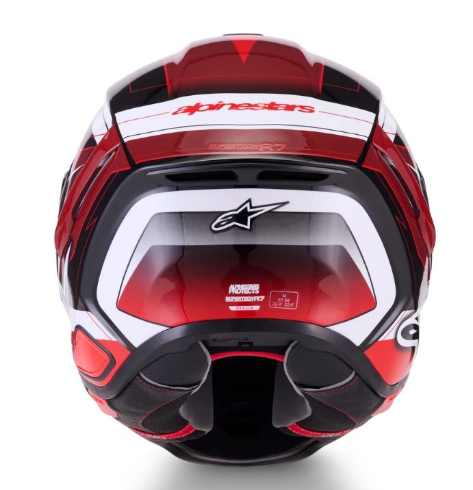 Каска ALPINESTARS S-R7 KINETIS BK/WH/RD_5