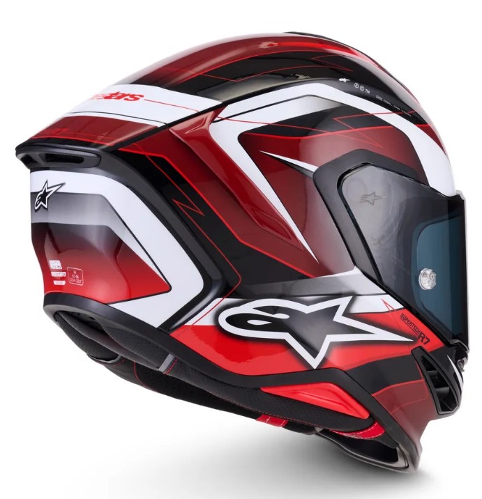 Каска ALPINESTARS S-R7 KINETIS BK/WH/RD_4