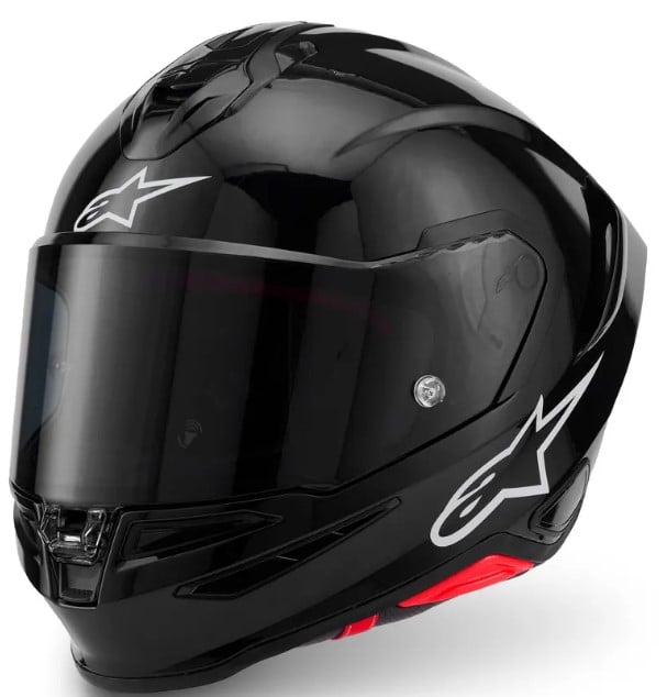 Каска ALPINESTARS S-R7 Solid BLACK GLOSS