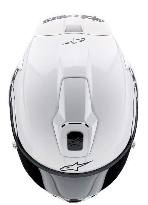 Каска ALPINESTARS Supertech R10 White/Flat Black — снимка 5