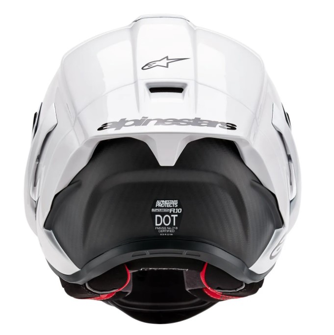 Каска ALPINESTARS Supertech R10 White/Flat Black — снимка 2