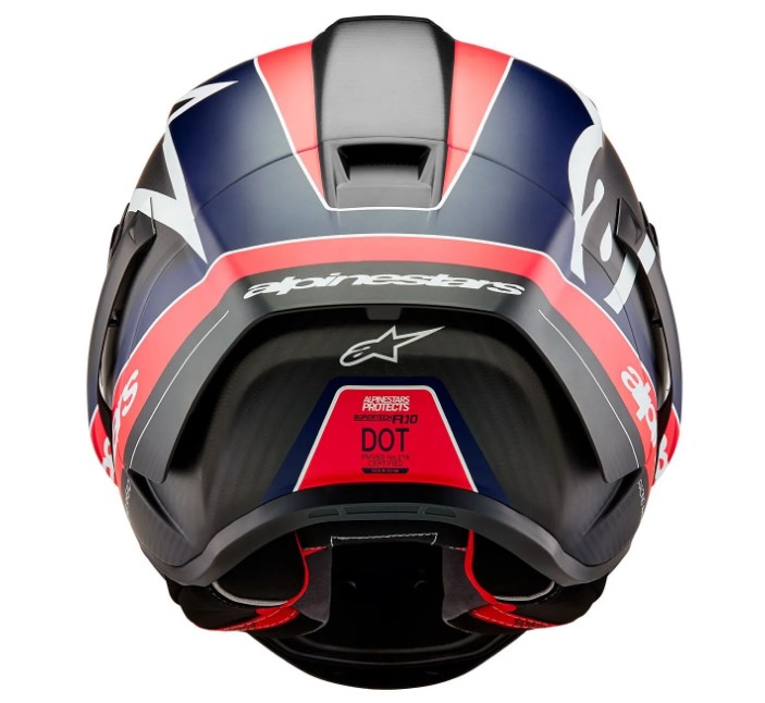 Каска ALPINESTARS Supertech R10 Team Black/Carb/Blå/White — снимка 3