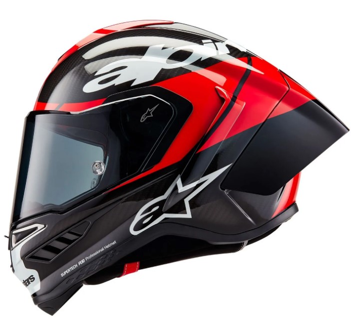 Каска ALPINESTARS Supertech R10 Team Black/Carb/Fluo Red/White — снимка 5