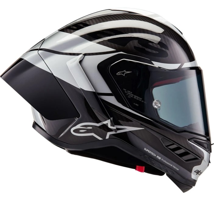 Каска ALPINESTARS Supertech R10 Element Black/Carb/Silver — снимка 4